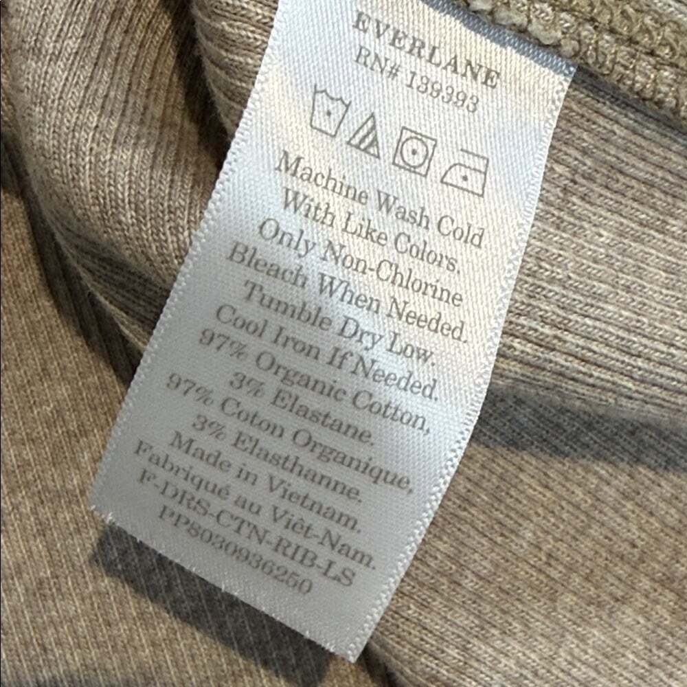 Everlane Taupe Long Sleeve Dress - Picture 6 of 6